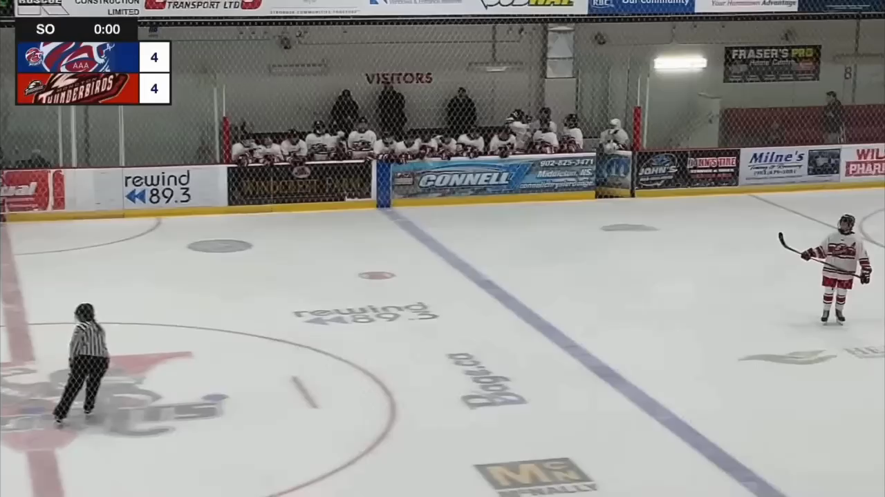Ethan Dionne's Epic Shootout Winner for Moncton Thunderbirds U16 AAA