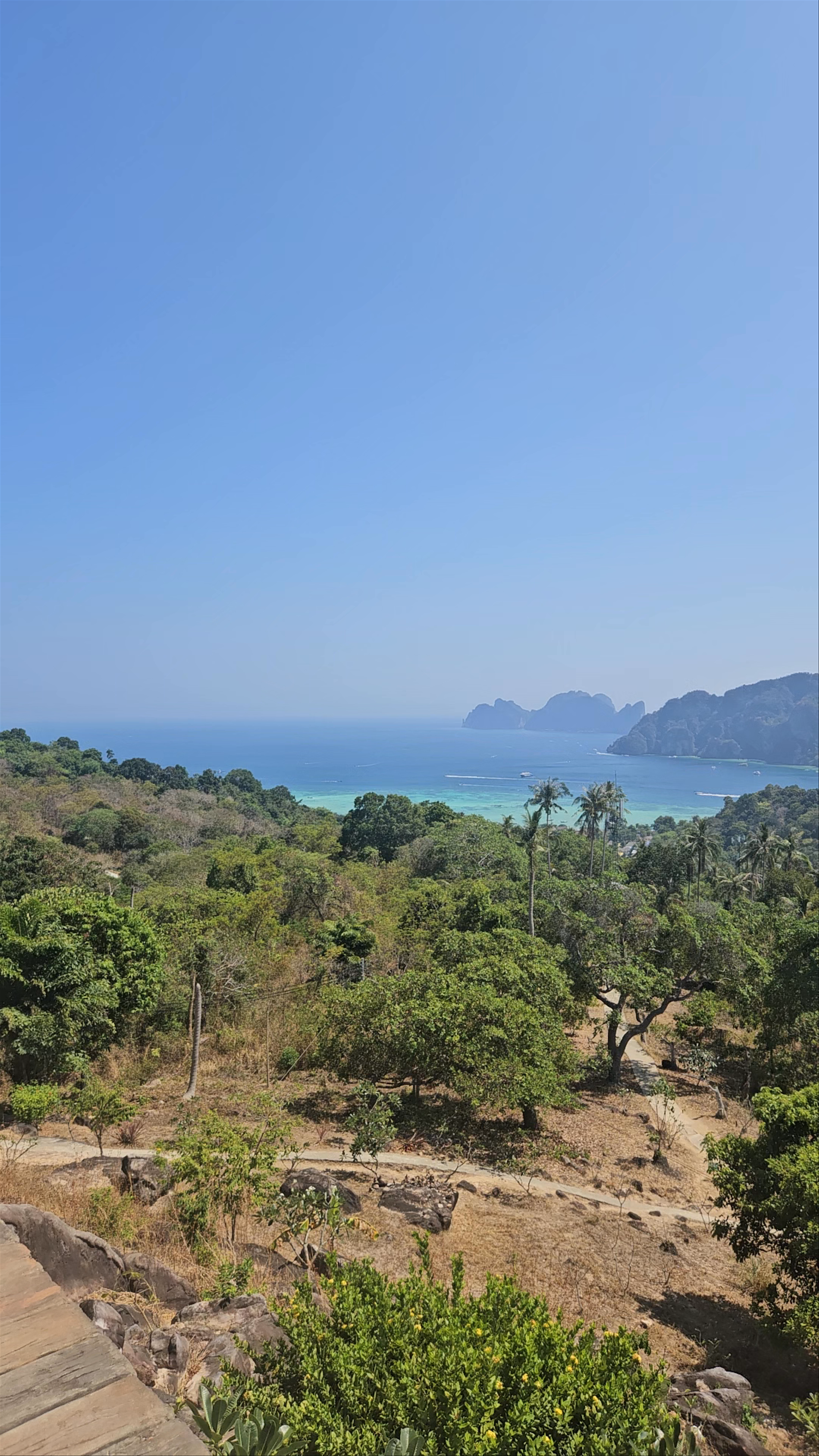 Breathtaking Panorama from Phi Phi Viewpoint 2, Krabi, Thailand