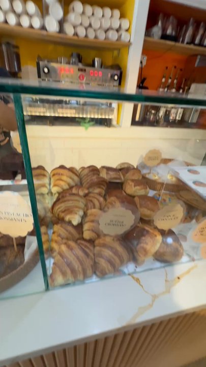 Otok Bakery - Inside of the shop with loads of options depending on the time of day!!! - Bakeries Near Me - Hoboken, New Jersey