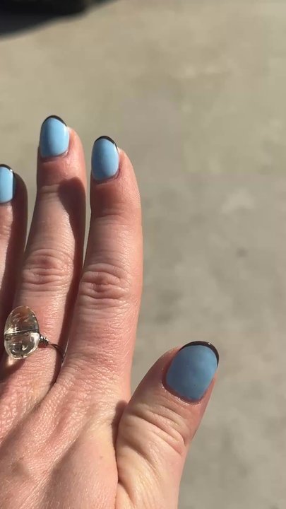 City Nails - Love the thin line French tip she did. - Nail Salons Near Me - Glendale, California