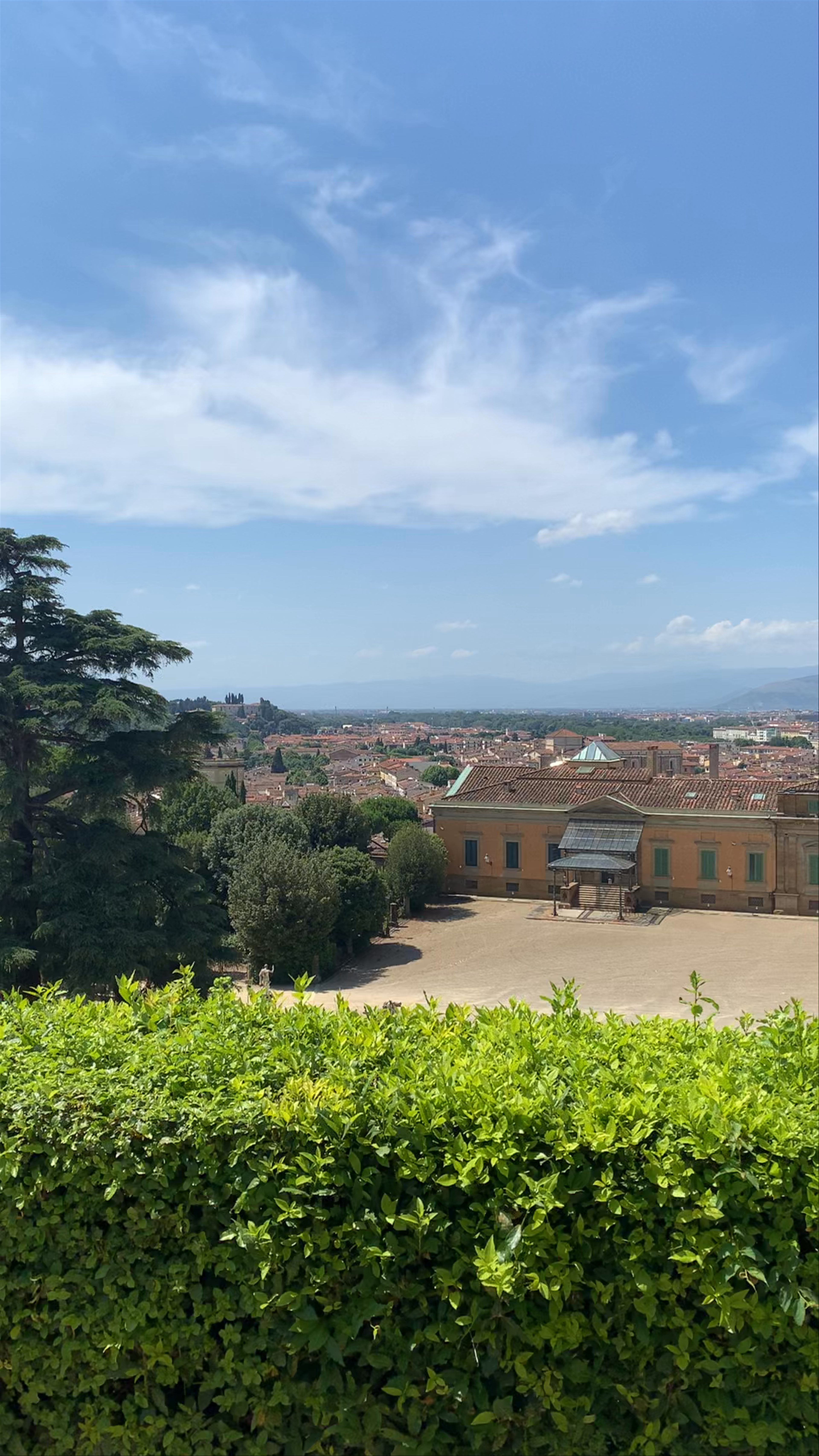 florence from the boboli gardens 