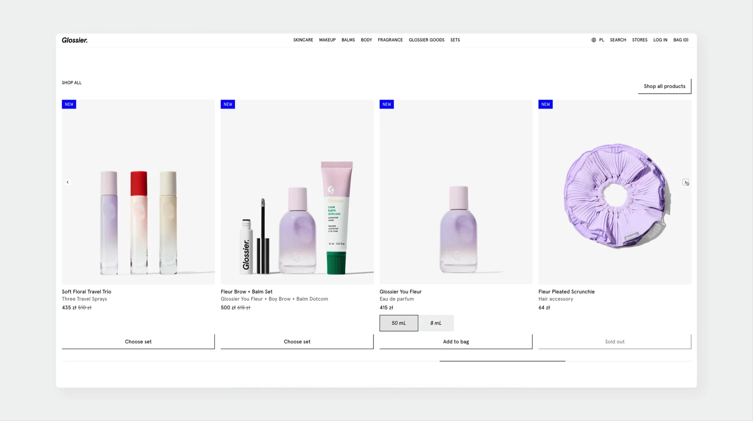 a video showing various cosmetics