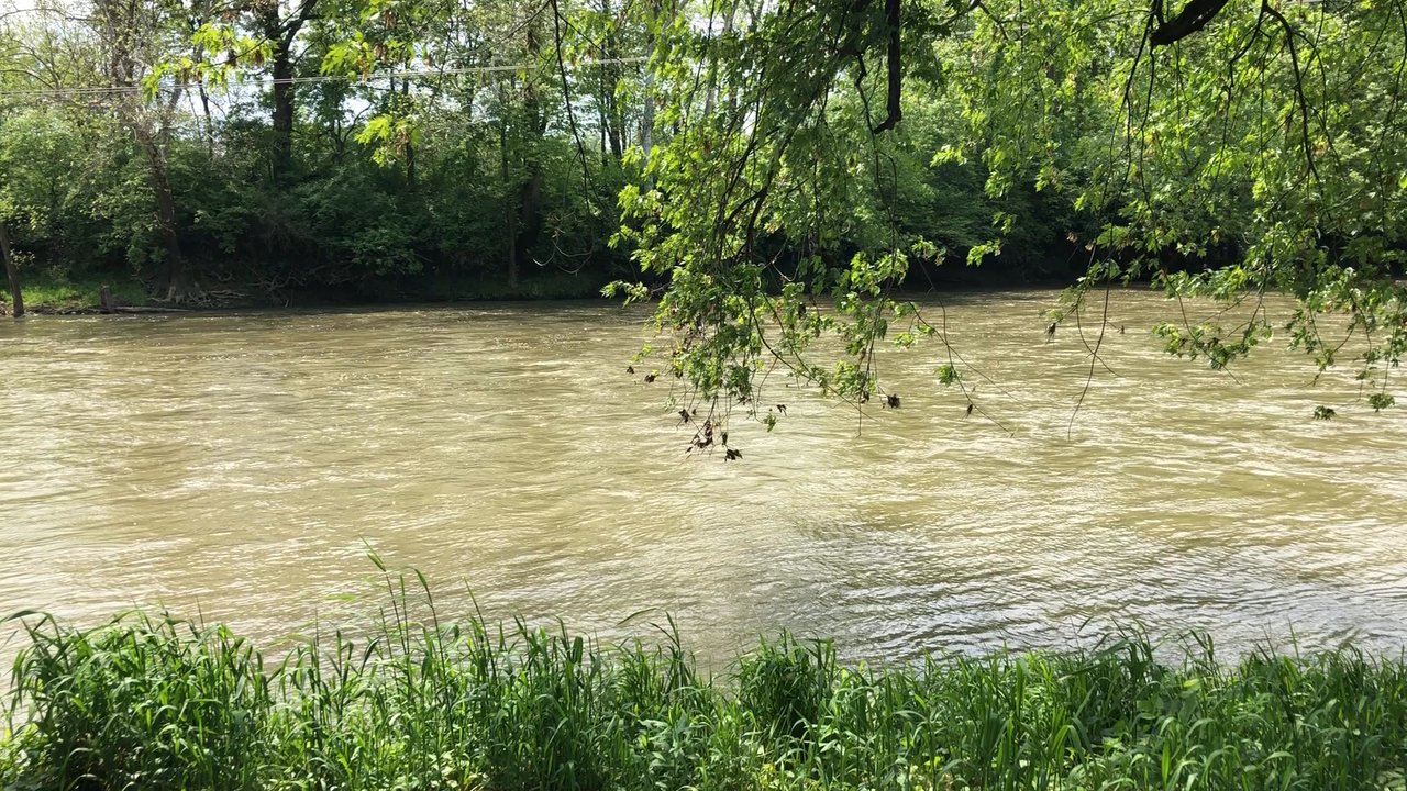 Hazel Landing Park - The view of the White River from Hazel Landing Park - Parks Near Me - Carmel, Indiana