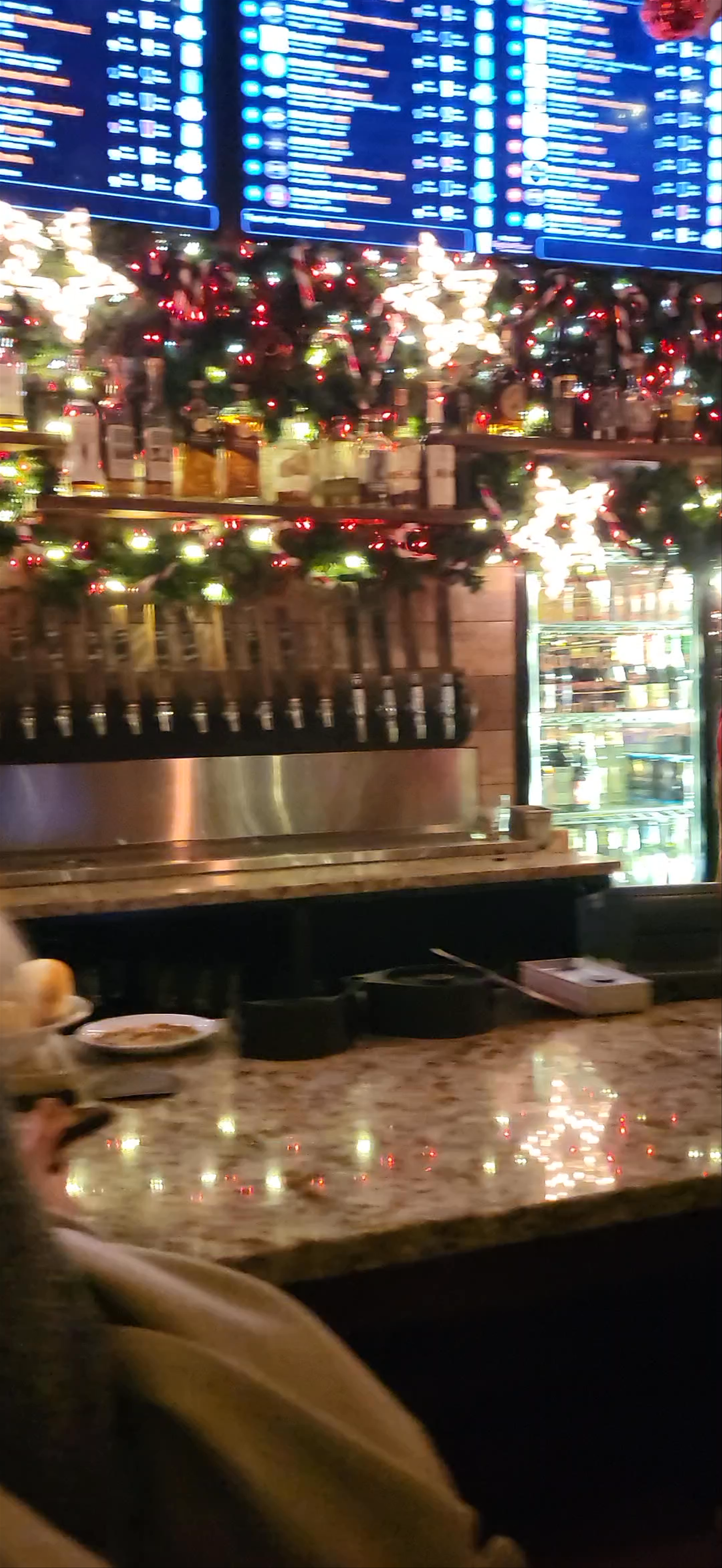 Festive Cheers at Roosevelt's Bar in Tulsa