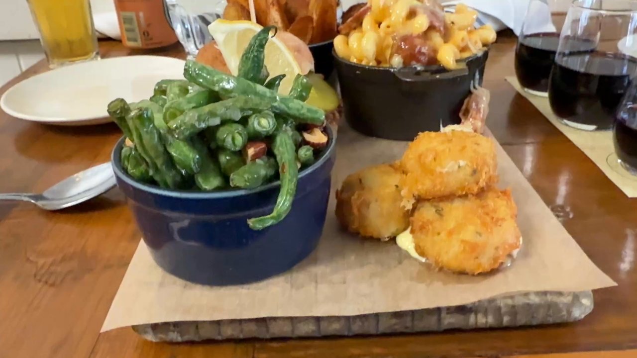Tasca Tasca - Our 7 tapas! Get the salted cod, shrimp empanadas, Mac and cheese, ceviche and green beans!!!! - Wine Bars Near Me - Sonoma, California