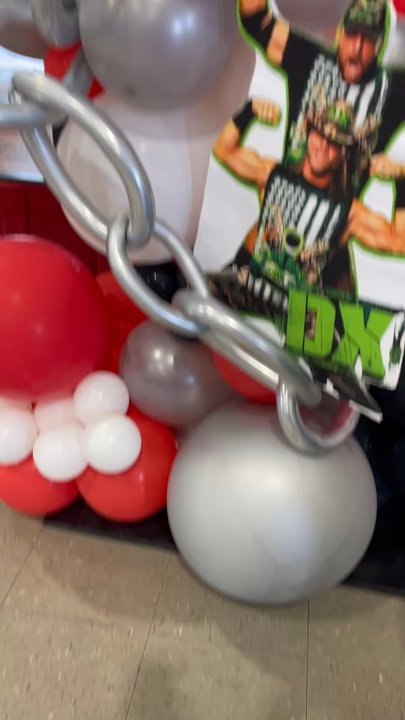 Buncha Balloons - WWE themed columns - Balloon Services Near Me - Honolulu, Hawaii