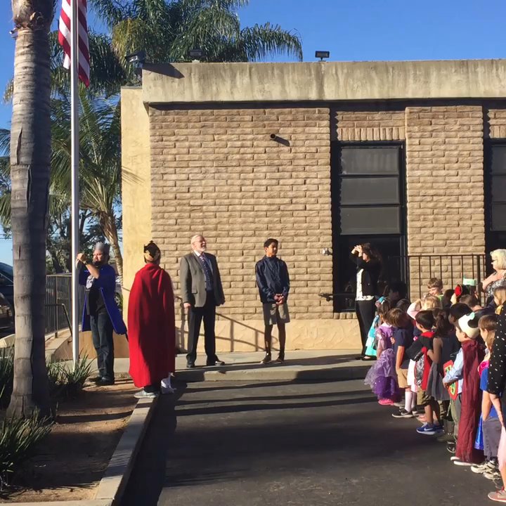 Oceanside Adventist Elementary School - Raising the new flag! - Elementary Schools Near Me - Oceanside, California