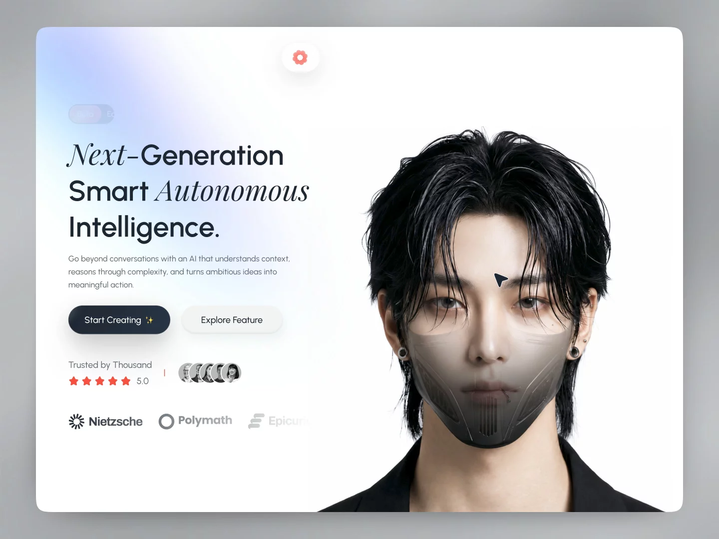 Prism — AI SaaS Landing Page