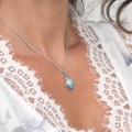 Larimar Anchor Necklace