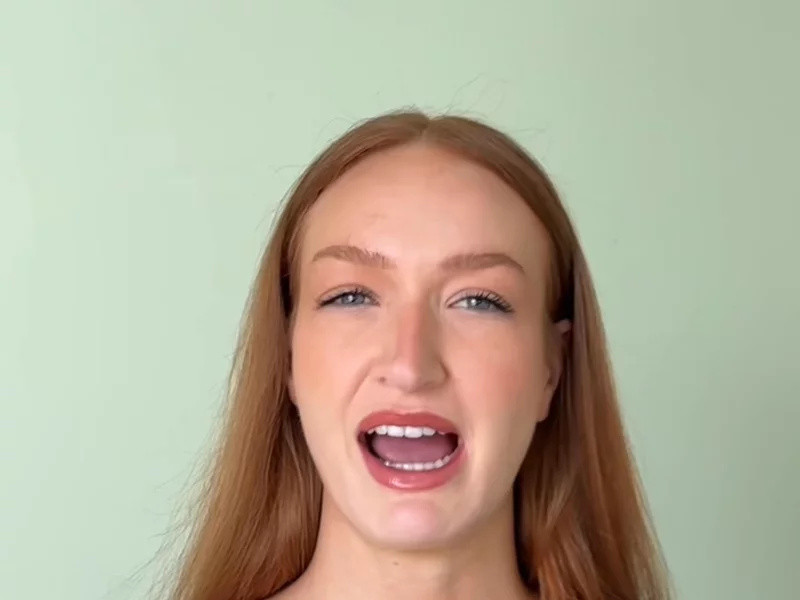 Hair product demo