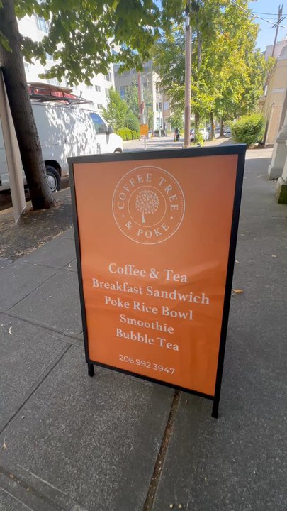 Coffee Tree & Poke - Entry video - Poke Near Me - Seattle, Washington