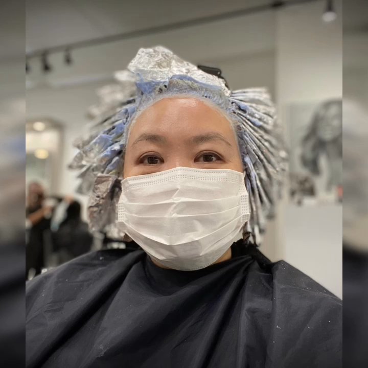 Miva Salon - Thanks Minnie for achieving this beautiful color! - Hair Salons Near Me - Hayward, California