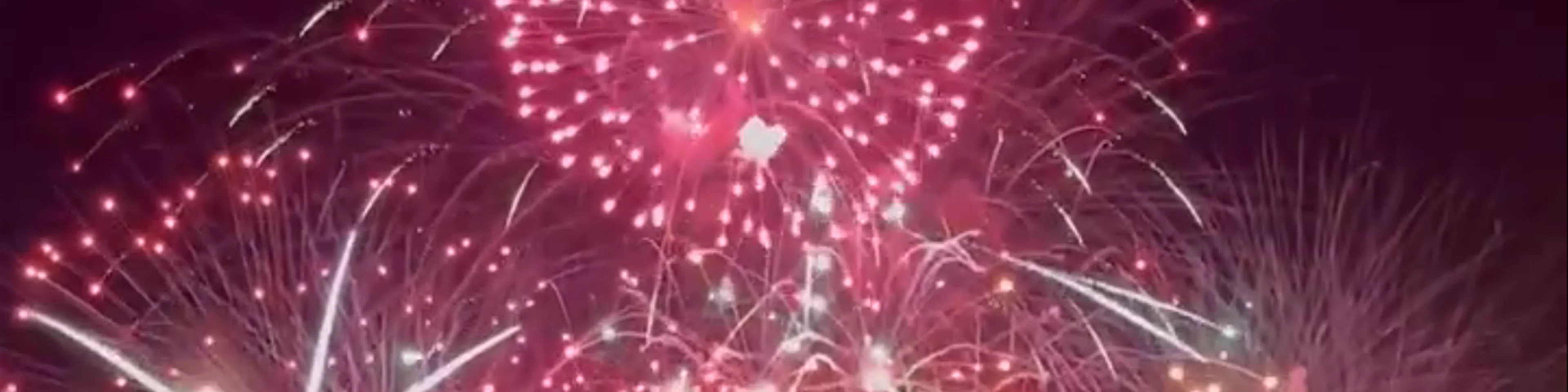 Fireworks in Boston Beach