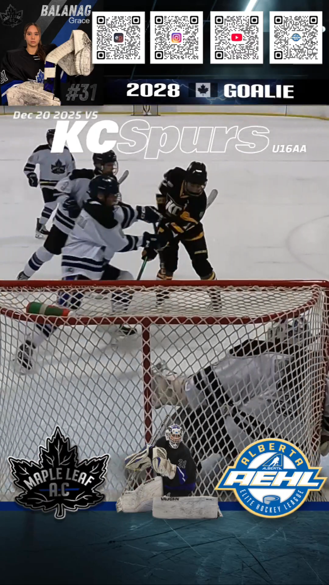 Grace Balanag's Incredible Saves vs KC Spurs U16AA Highlights