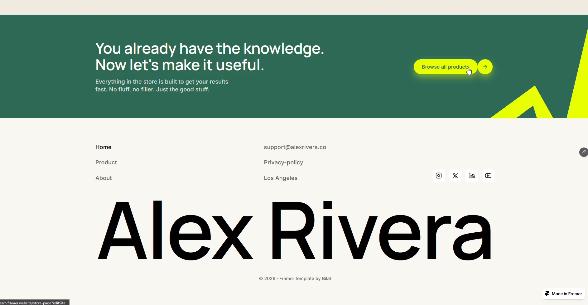 A button with a little pull 🧲Magnetic hover effect in EARN. Small interaction, big difference.check out:https://earn.framer.website/