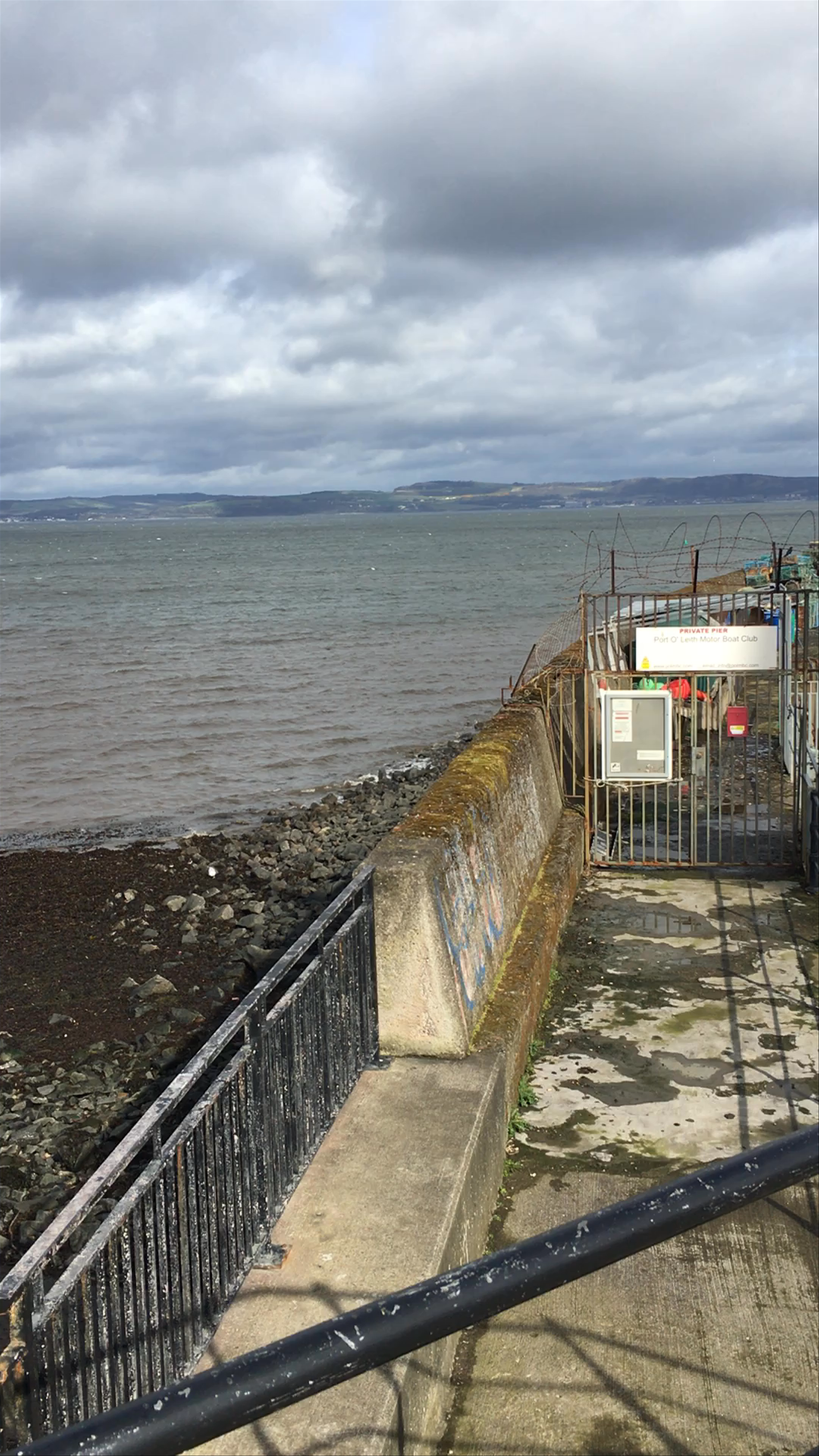 Moody Coastal Views at Newhaven Harbour, Edinburgh