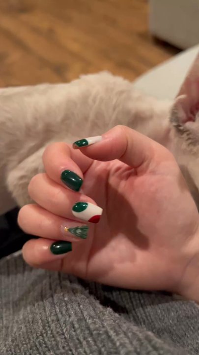 Ann Karen Aesthetics Studio - Love my Christmas nails - Aestheticians Near Me - Arcadia, California