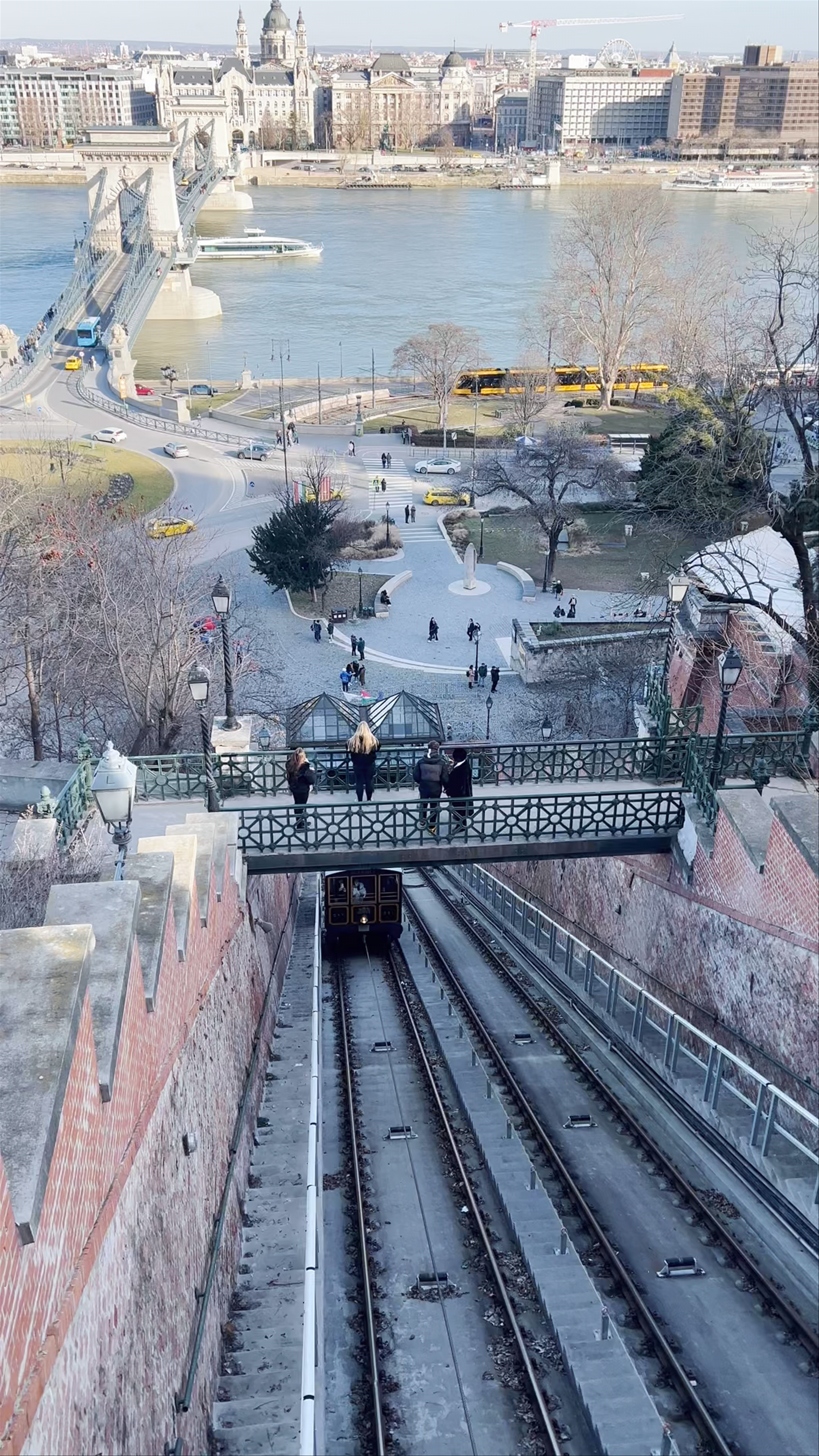 Buda Castle Funicular Ride with Danube Views in Budapest