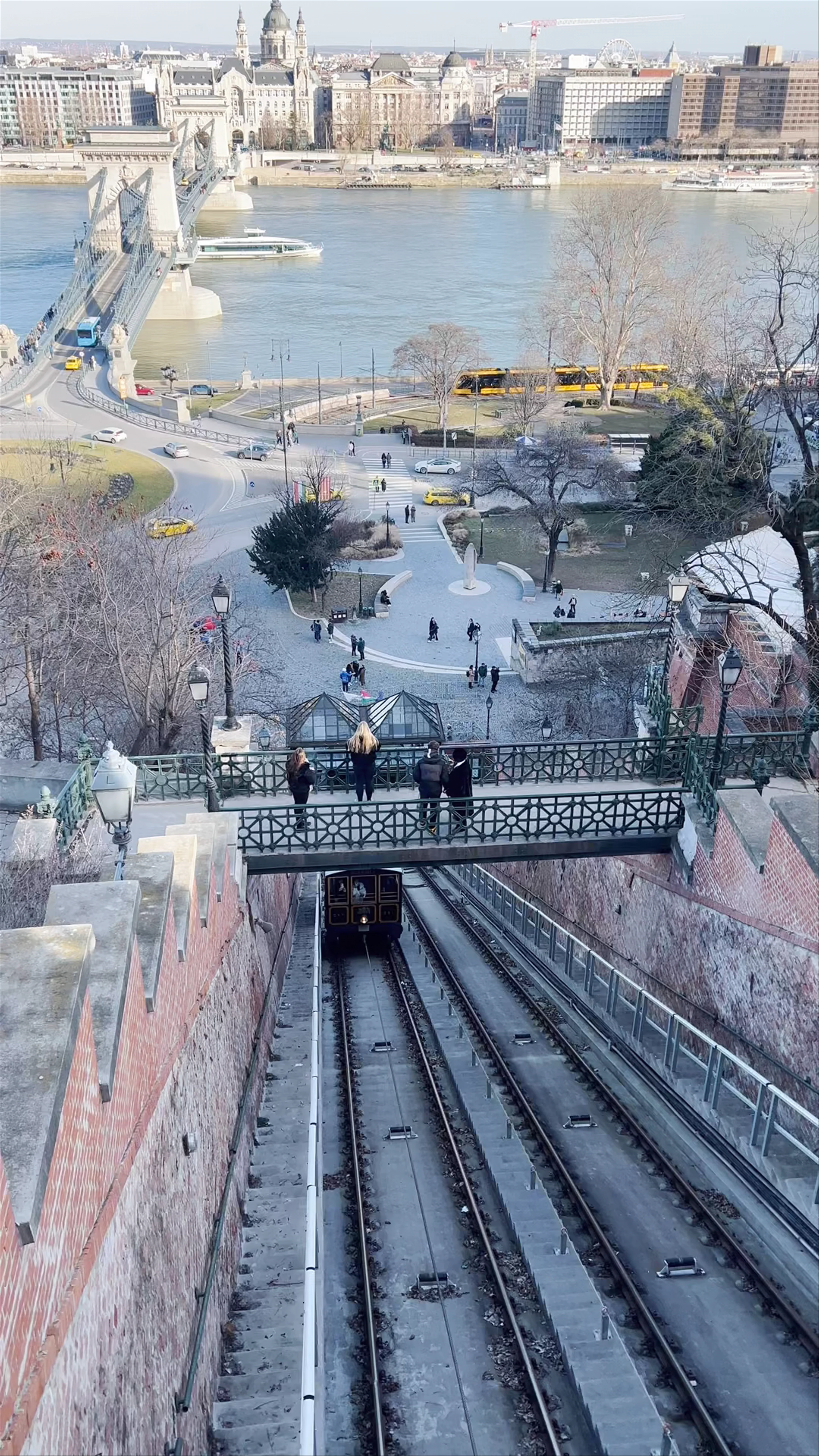 Budapest, Buda Castle Funicular, Sikló Street, Hungary