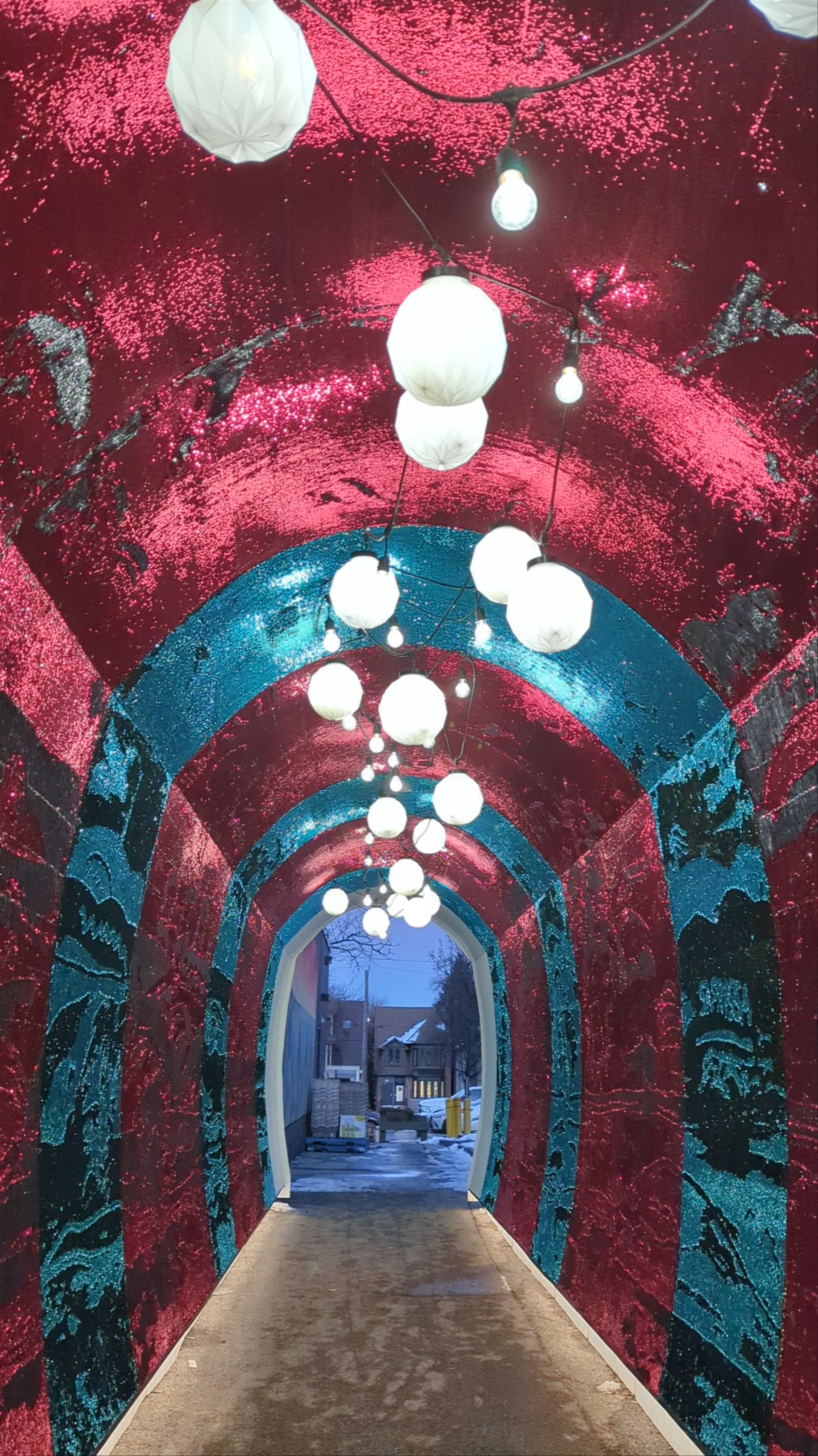 Tunnel of Glam: A Stunning Immersive Light Experience on Yonge Street, Toronto