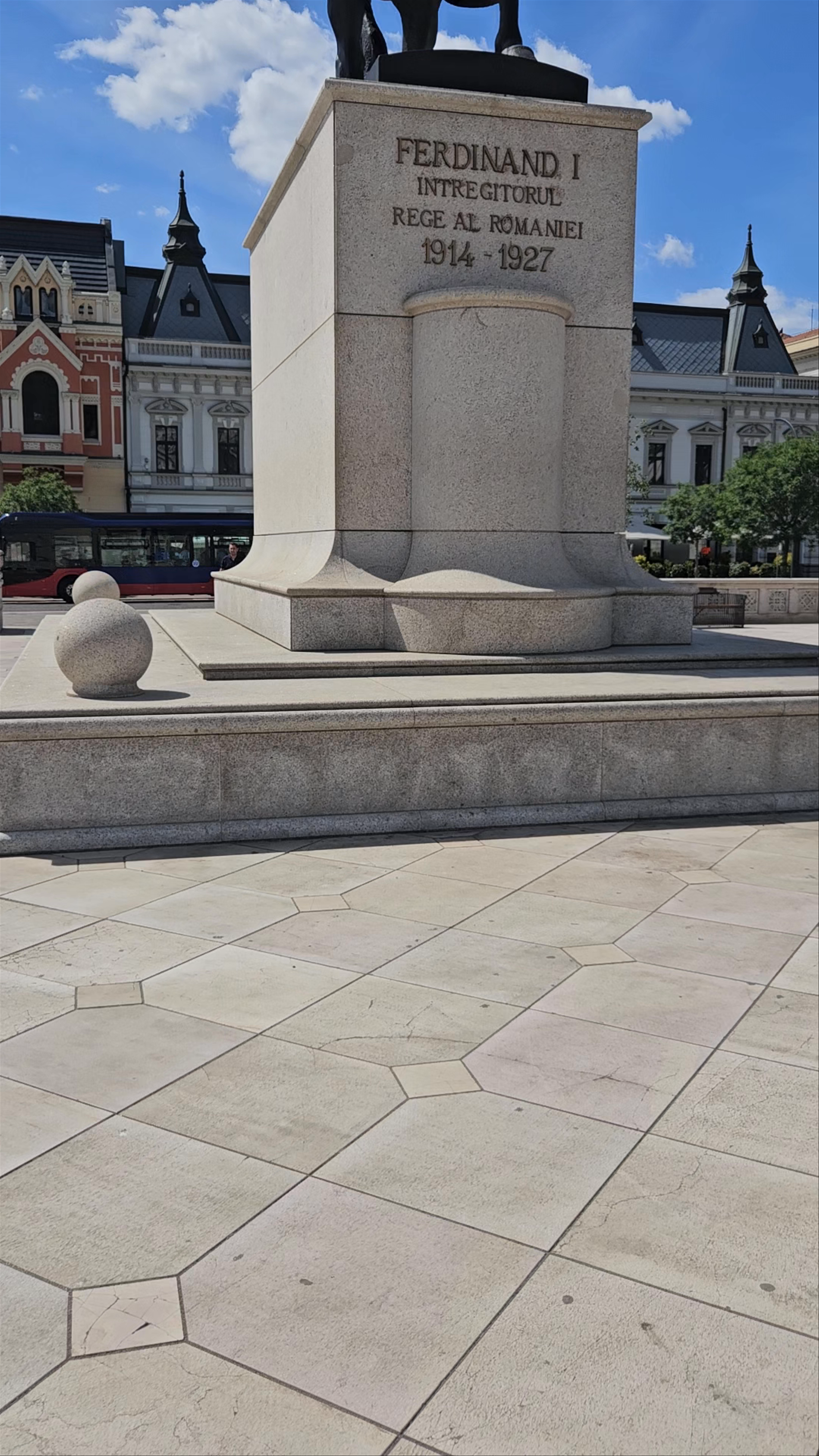 Statue of King Ferdinand of Romania