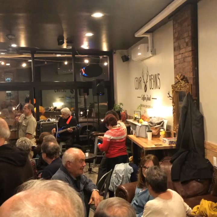 Cedar Bean's Coffee Joint - Great night at the art show last night for the local artist Vladimir Selepouchin. - Coffee & Tea Near Me - Cedar Grove, New Jersey