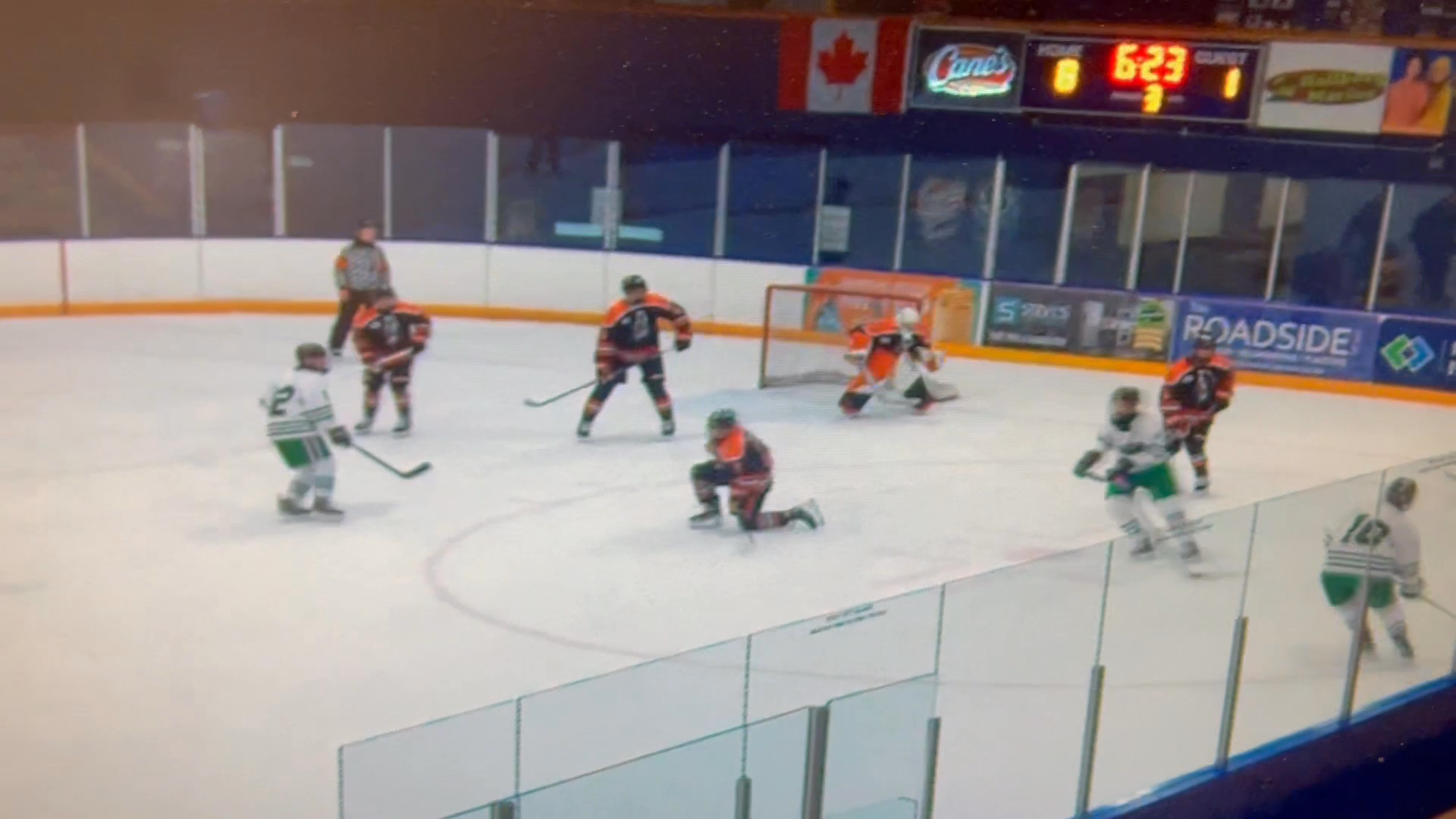 Brayden Tait's Defensive Play.  Shot Block/Physical Play