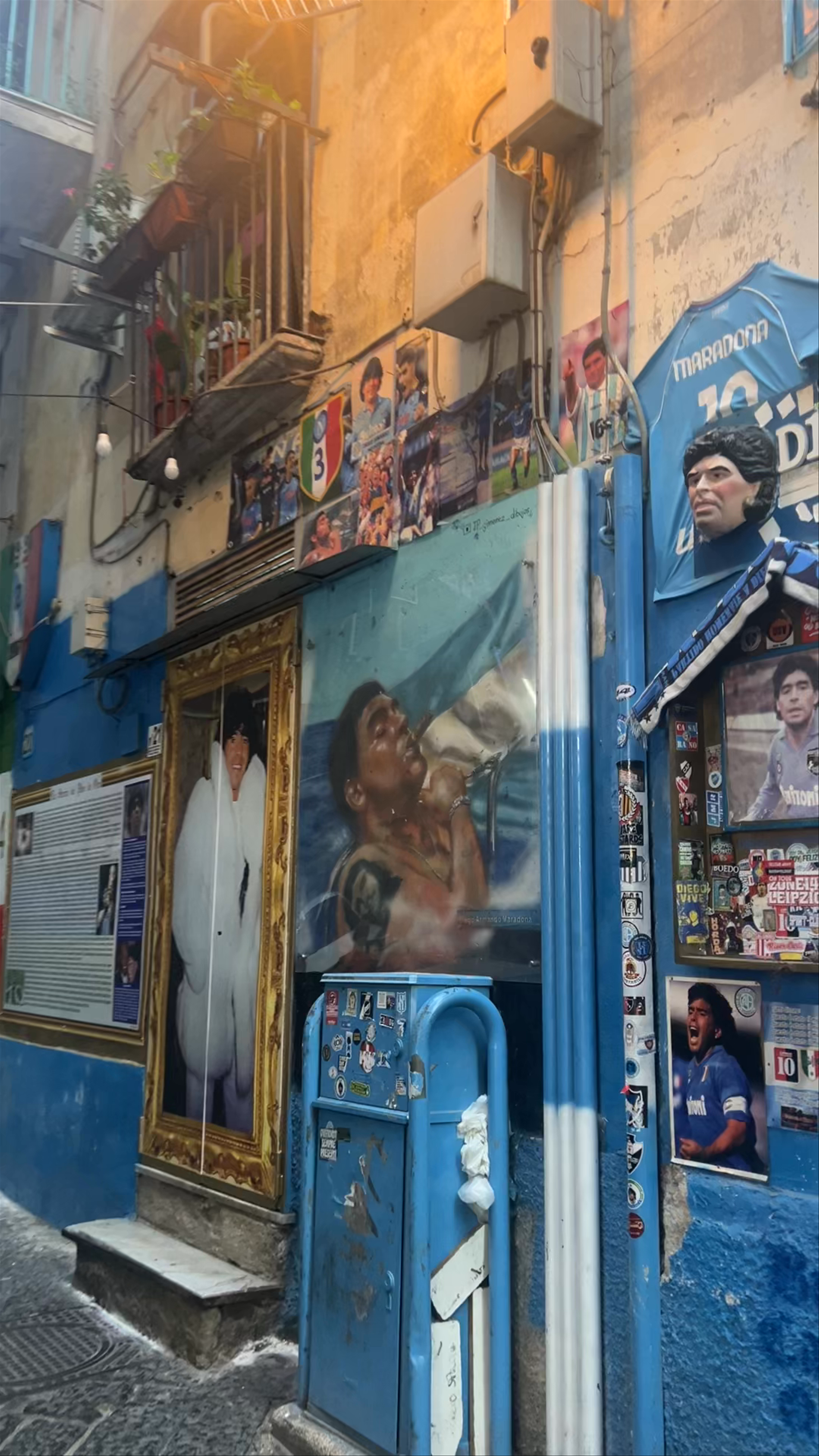 Murals of Maradona 1990: A Tribute in Naples' Historic Streets