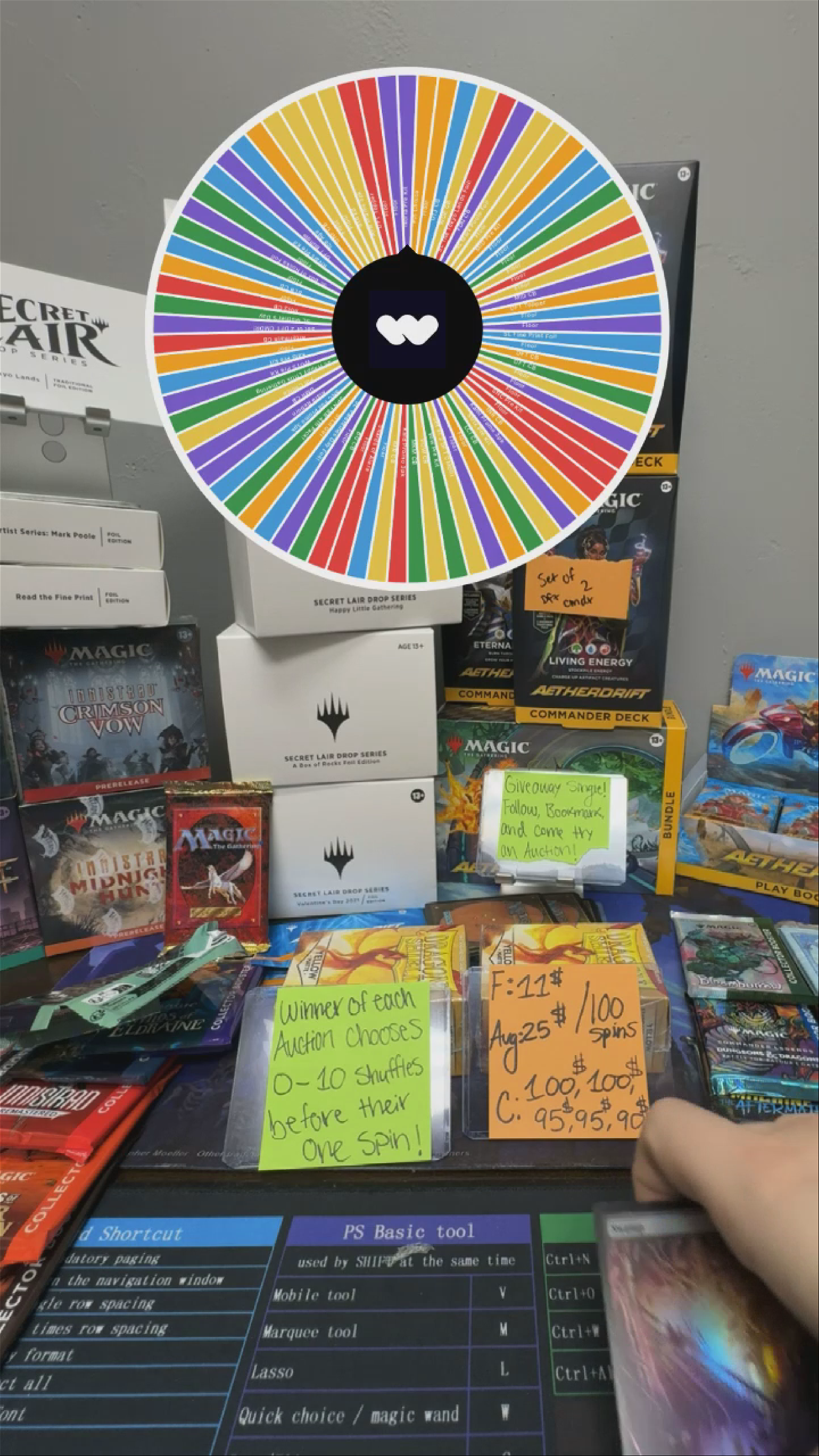 Wheel of CMDR/CB’s/Pre Kits/Secret Lairs! w/ Eric!