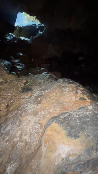 Rose Valley Falls - Cave behind waterfall August 2025 - Hiking Near Me - Ojai, California