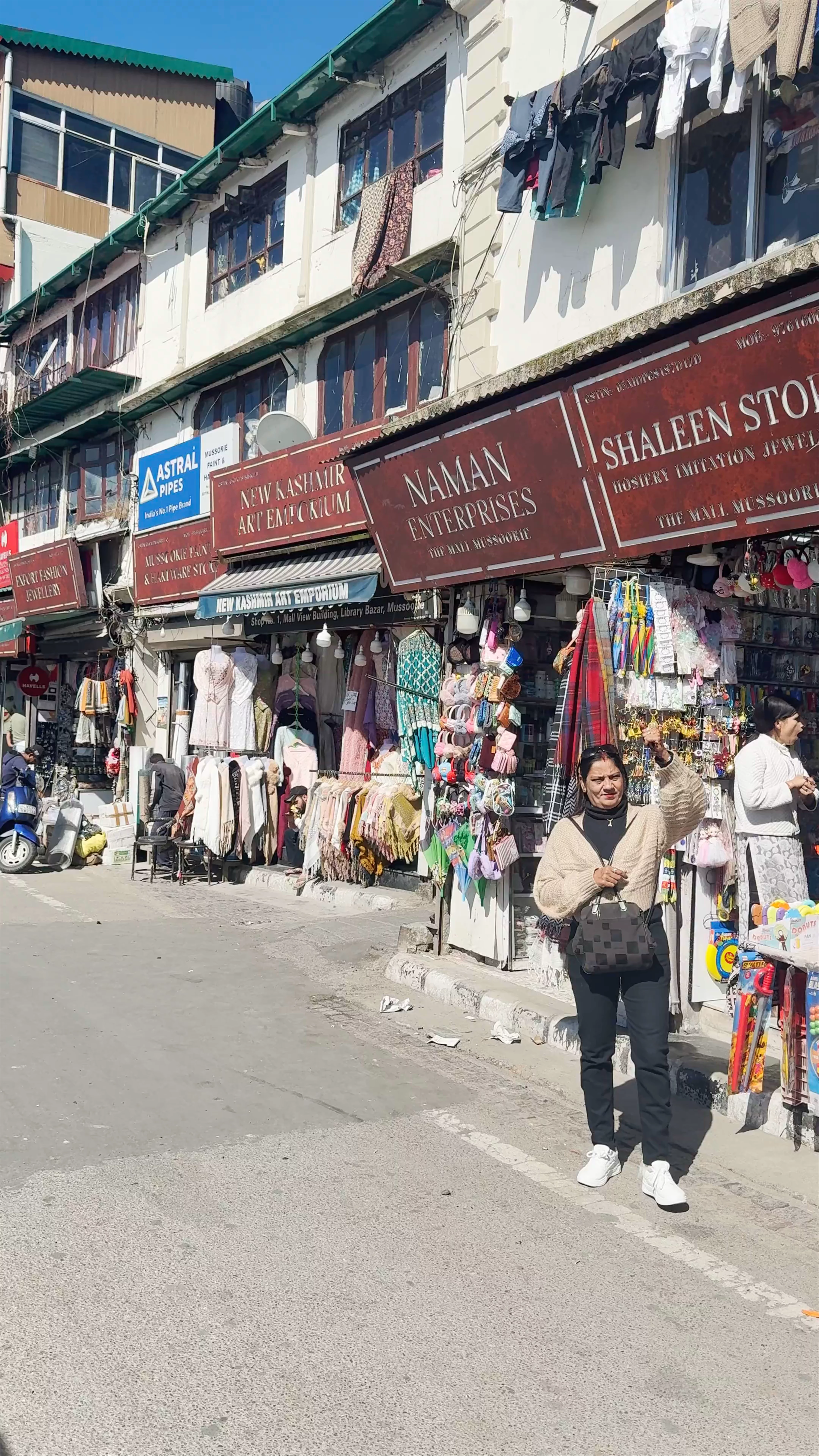 Mall Road Mussoorie