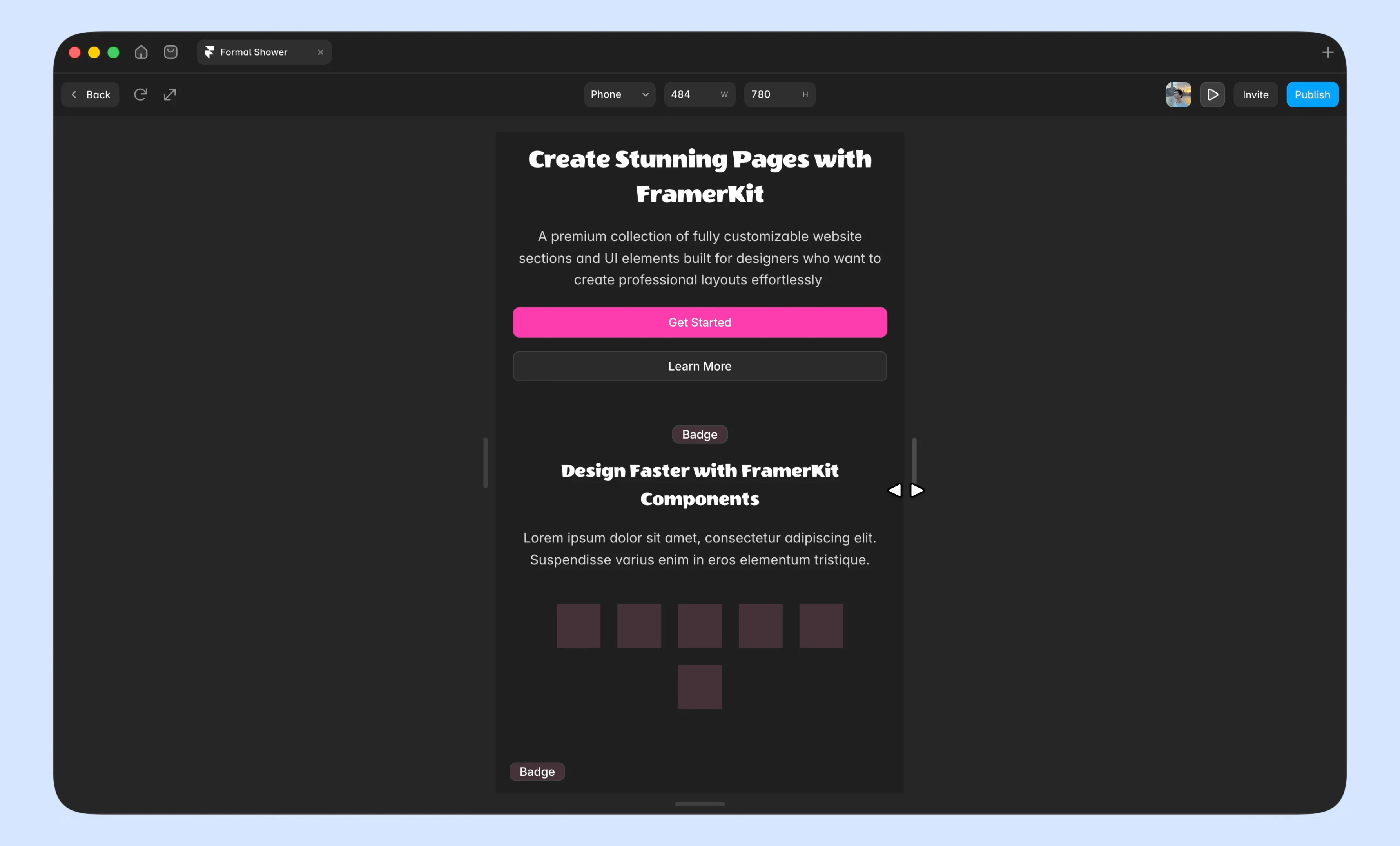 🛠 A full wireframe page in one clickHere’s how I start a page with FramerKitThe plugin includes 69 wireframe templates across Landing, SaaS, Agency, Startup, Portfolio, Product, and Contact. Pick one, preview the full page right in the plugin, and insert it onto your Framer canvas with one clickFrom there, I can switch fonts and Design Colors instantly. Dark theme is fully supported, too, so the same page works in both light and darkEverything goes straight into your own Framer project, ready to customizeYou can try the demo right inside the plugin. Full library access starts at $15/month, with a lifetime option available tooOpen the FramerKit plugin and try it yourself