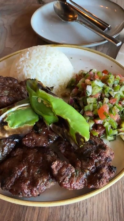 Esnaf - The Kofte portion includes 6 pcs, which is a generous size, comes with a delicious salad. It tastes just like what you'd find in Istanbul. - Turkish Near Me - San Carlos, California