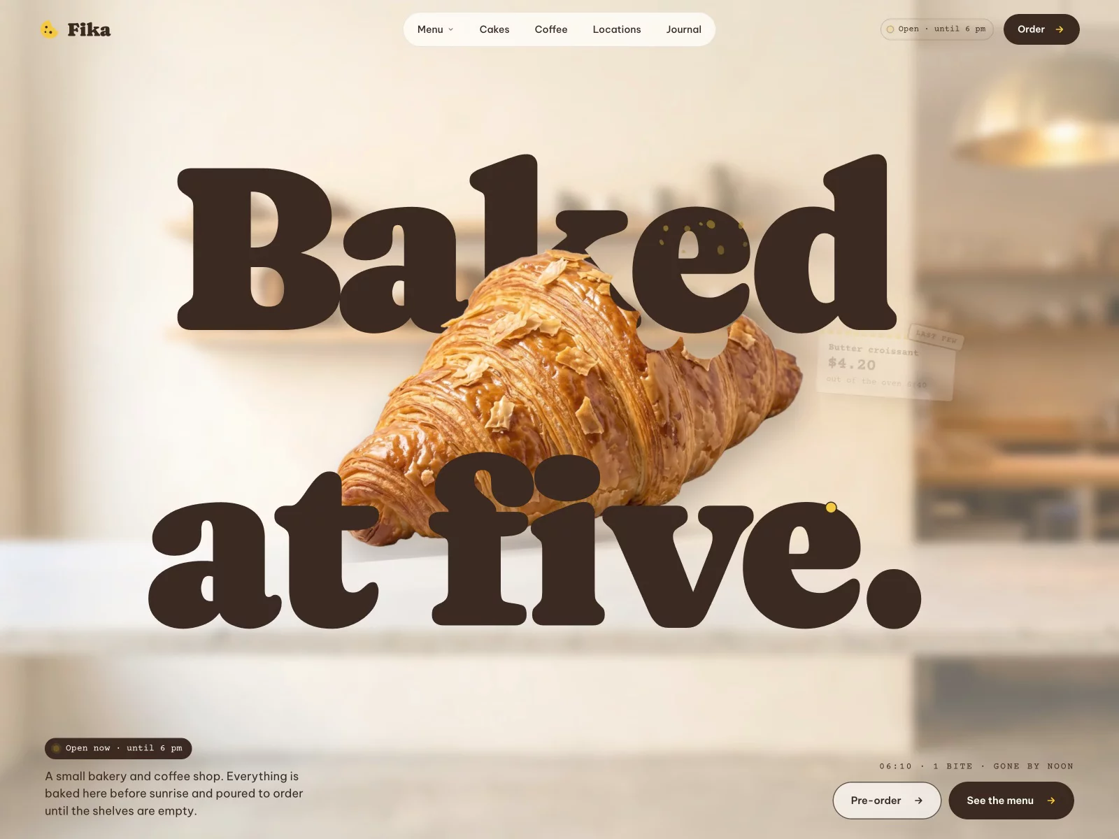 Coffee Shop & Bakery