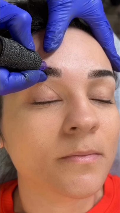 Tami's Semi-Permanent Makeup - Nano blading immediately after - Permanent Makeup Near Me - Glendale, California