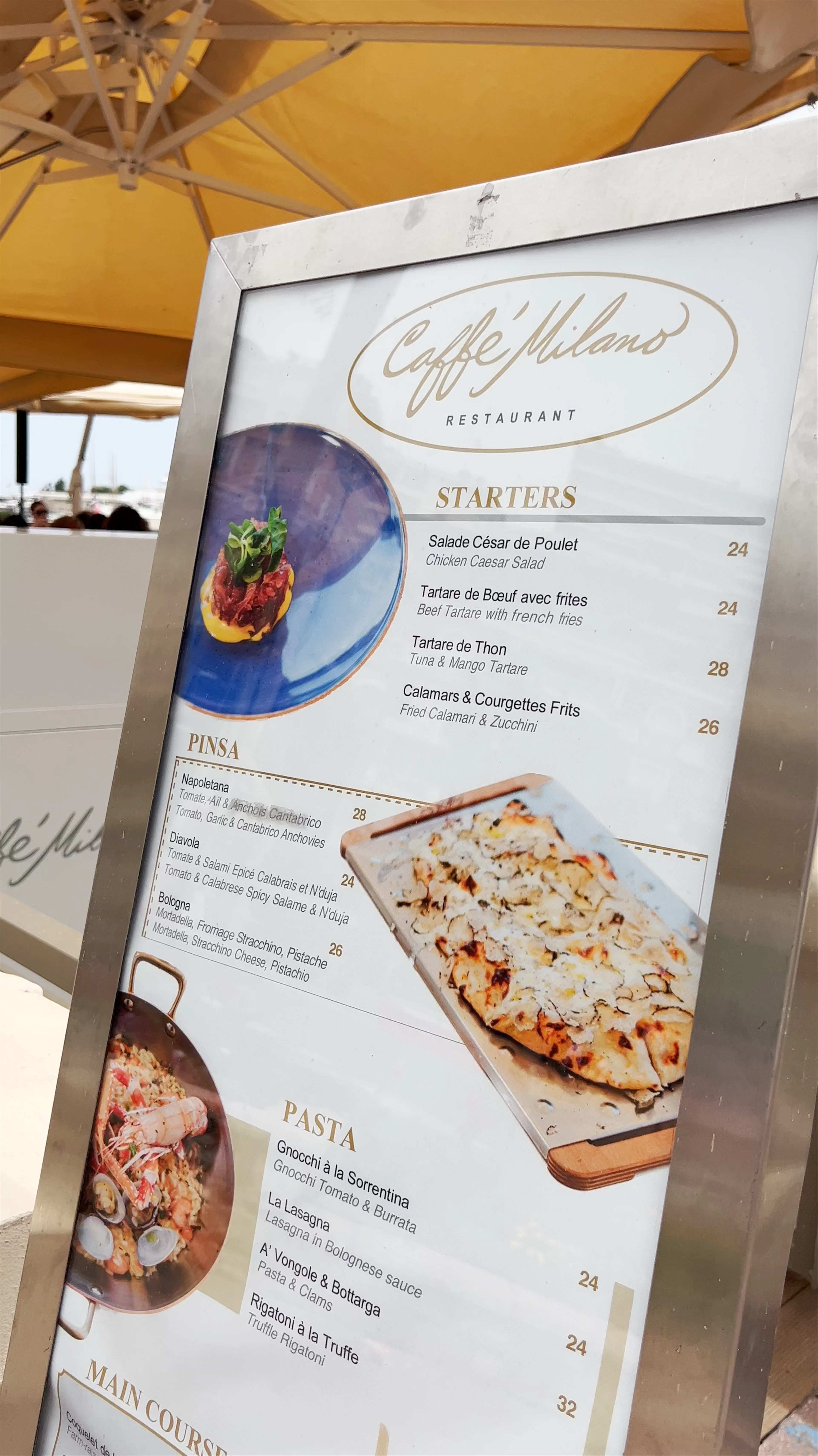 Caffè Milano, Quai Albert 1er, Monaco