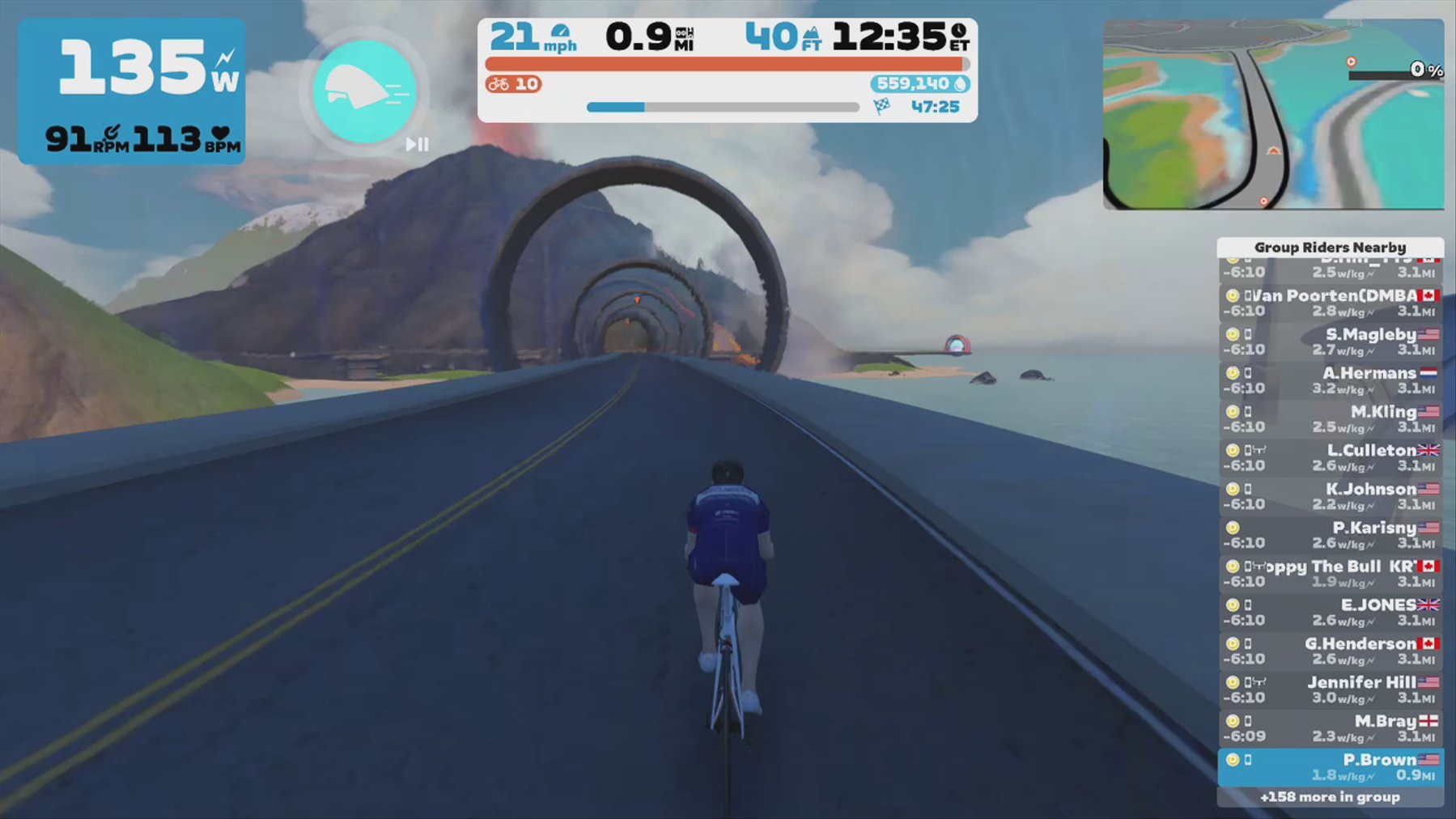 Zwift - Group Ride: Ascenders Team Rise & Shine Event - Team Pursuit (D) on The Magnificent 8 in Watopia