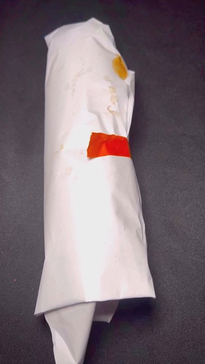 Marathon Pizza House - Unwrapping half a meatball grinder - Pizza Near Me - New Britain, Connecticut