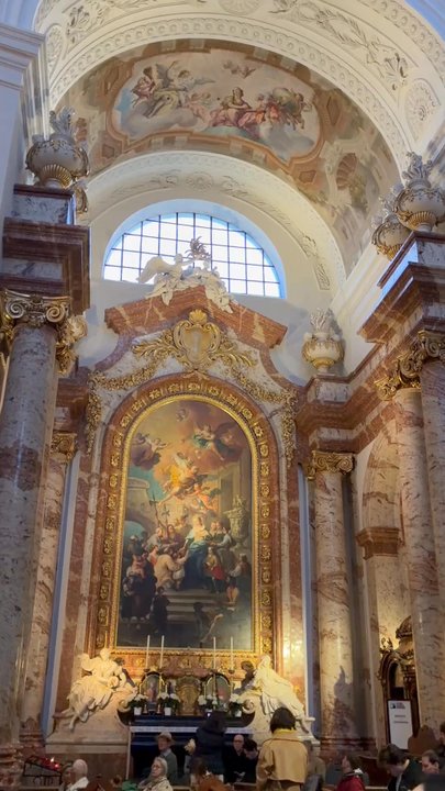 Karlskirche - Interior at night prior to concert - Museums Near Me - Vienna, 9