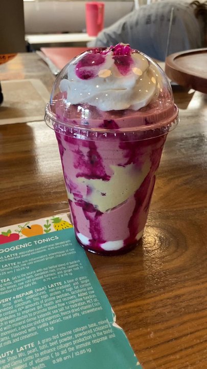 Kaleidoscope - Gilbert - Strawberry shortcake meal replacement smoothie - Juice Bars & Smoothies Near Me - Gilbert, Arizona