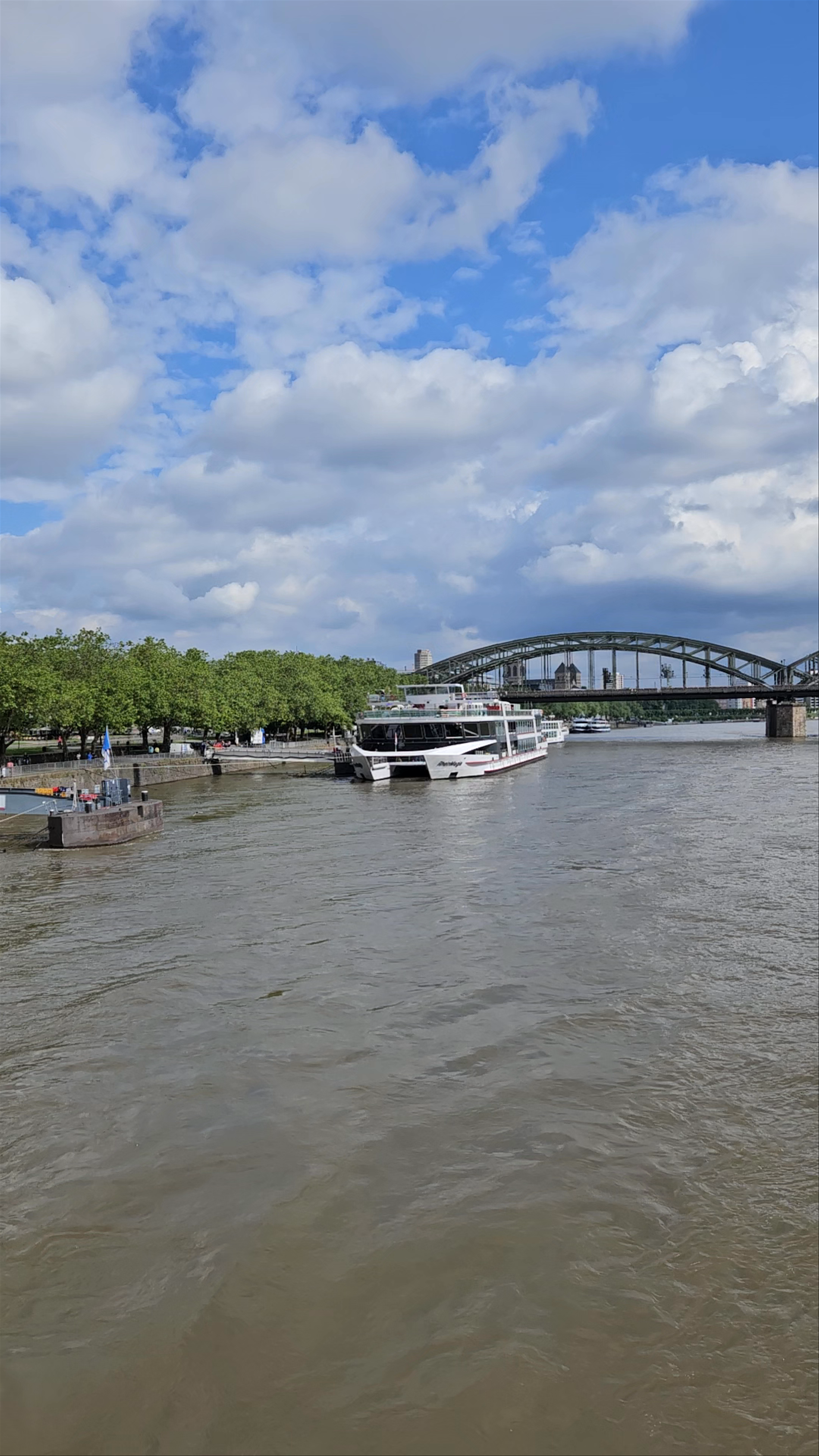 Hohenzollern Bridge and Rhine River Views in Cologne