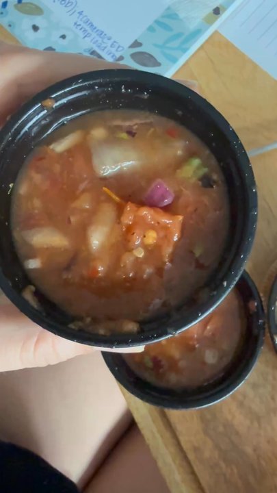Rooster Café - Watery broken salsa. Seemingly old - Breakfast & Brunch Near Me - Costa Mesa, California