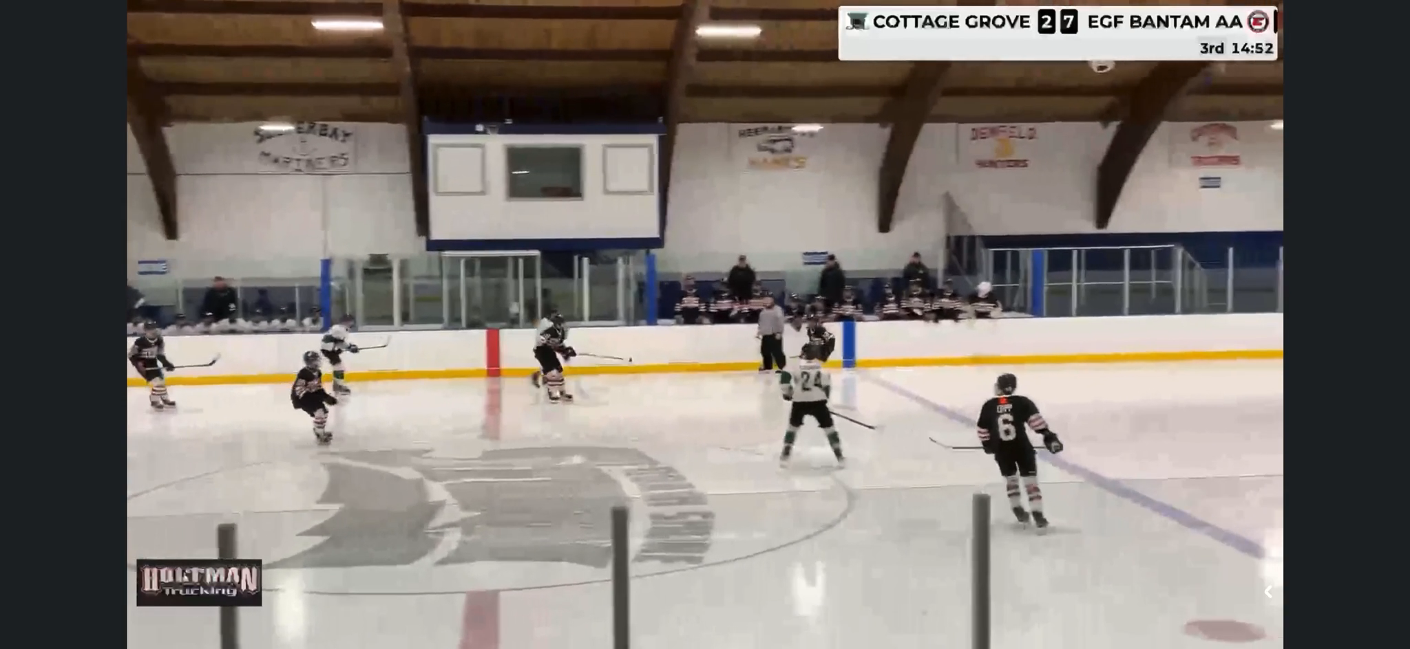 Jaxson Wakefield's  Assist – East Grand Forks Bantam AA Highlights