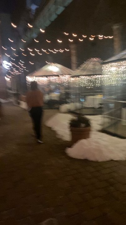 Edera Italian Eatery - Chalets outside. - Desserts Near Me - St Louis, Missouri