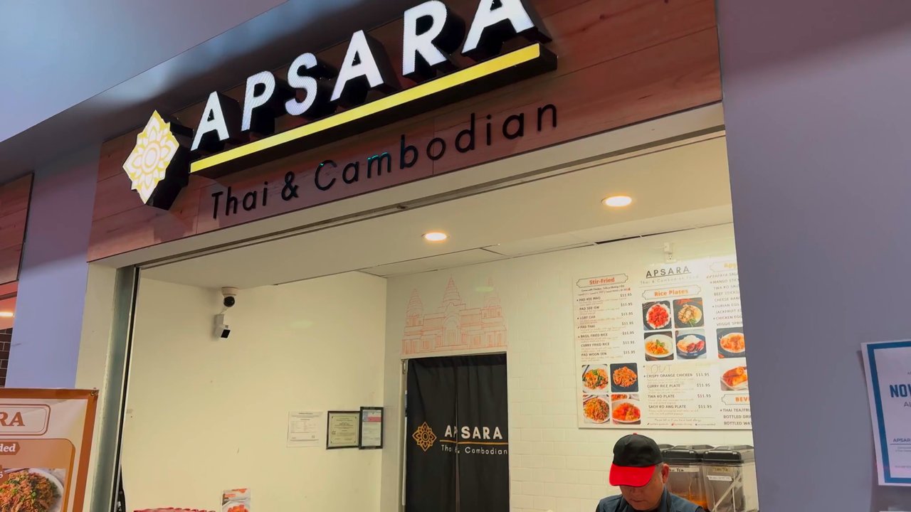 Apsara - Quick view of the Apsara Thai & Cambodia menu and facade. - Thai Near Me - Grand Prairie, Texas