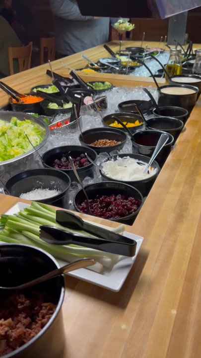 Hermitage Steak House - This salad bar is - Steakhouses Near Me - Hermitage, Tennessee