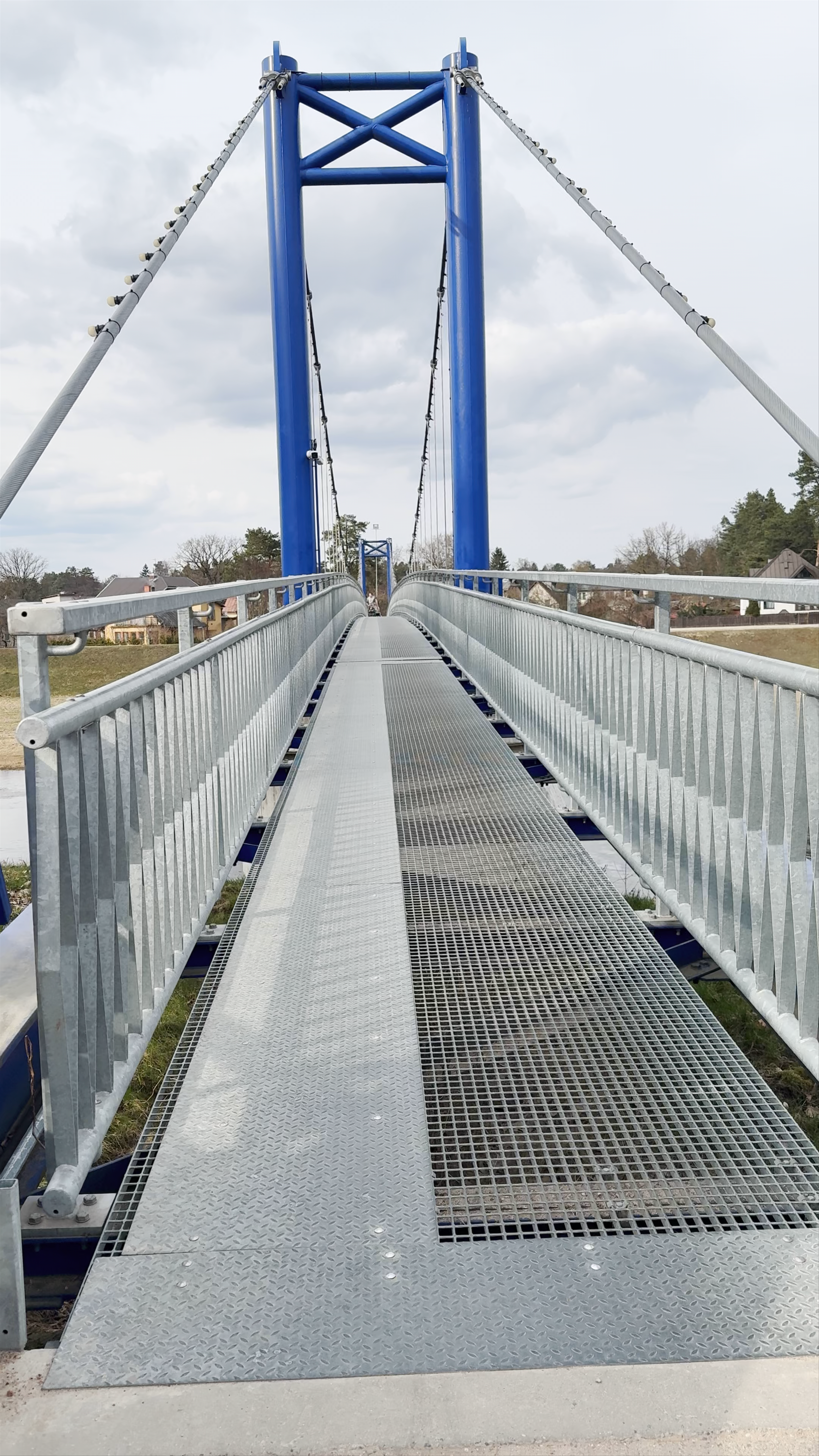 Ogre Cable-Stayed Pedestrian Bridge: A Scenic Walk in Latvia