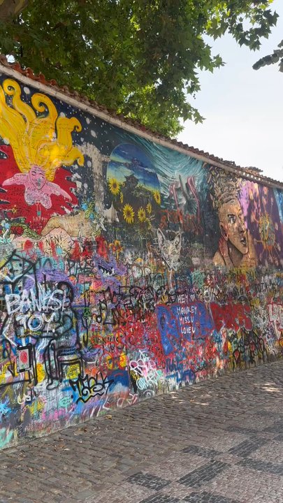 John Lennon Wall - Jon Lennon wall - Public Art Near Me - Prague, Puerto Rico