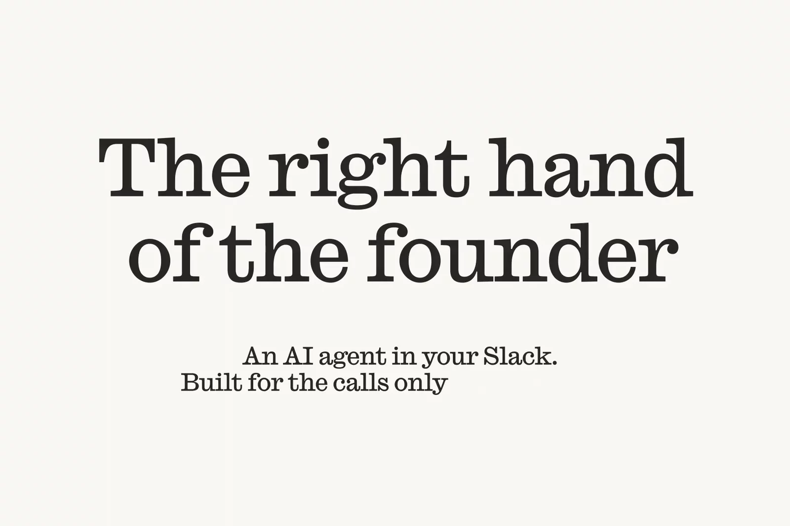 Where the strategy landed. Simple to say. Hard to earn.