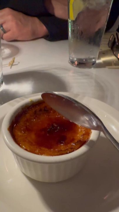 Cafe Zack - This crème brûlée did not disappoint - the crack of sugar was spot on! - Seafood Near Me - Ventura, California